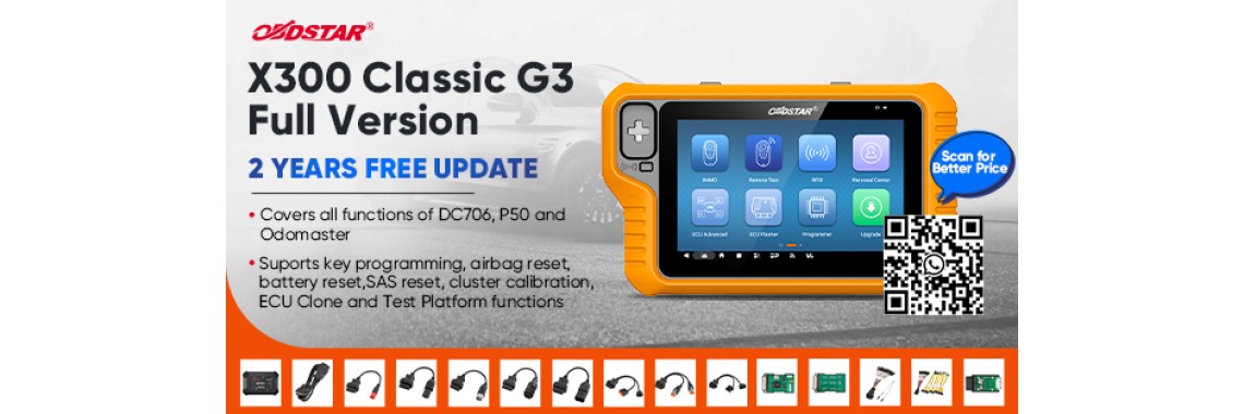 X300 classic G3 G3 obdstar 